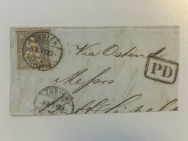 Sitzende Helvetia Stempel ZüRICH