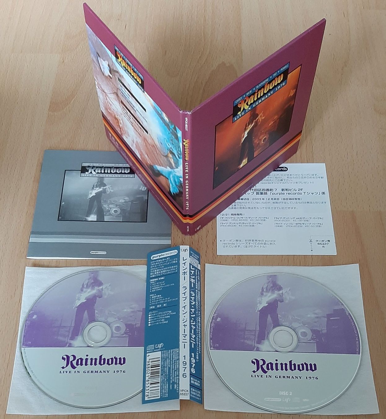 CD: RAINBOW Live in Germany 1976 2CD Blackmore Dio Powell Purple – Usato da Frauenfeld venduto da marckus 9