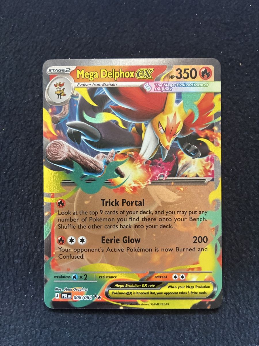 Pokémon Sammelbilder & Trading cards: POKEMON CARDS MEGA DELPHOX EX # 8 – Neu (gemäss Beschreibung) aus Taverne von YOHISTORE
