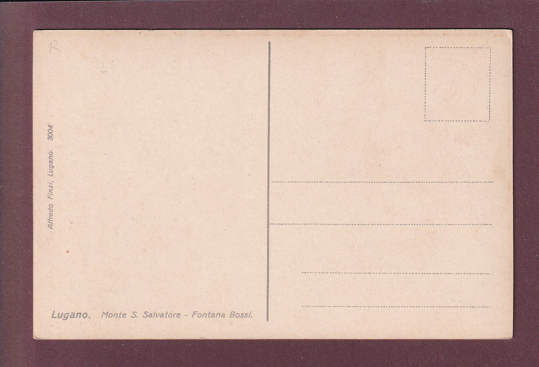 Cartes postales: LUGANO - Fontana Bossi – D'occasion à Pully par nicecards 1