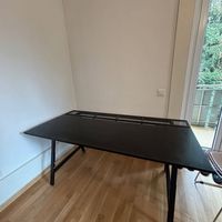 Bureau gaming noir réglable - Bon état