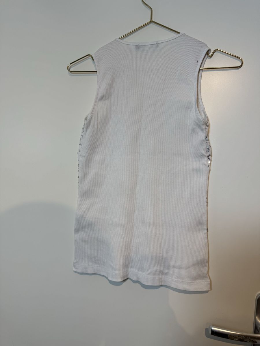 Top: Jette White Top, Size 34, Silver Design, Summer Ready! – Usato da Hurden venduto da rac_wyf8 1