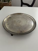 Antikes Englisches Sterling Silbertablett 1785