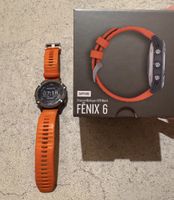 Garmin Fenix 6 Sapphire Titanium Multisport GPS Orange - TOP