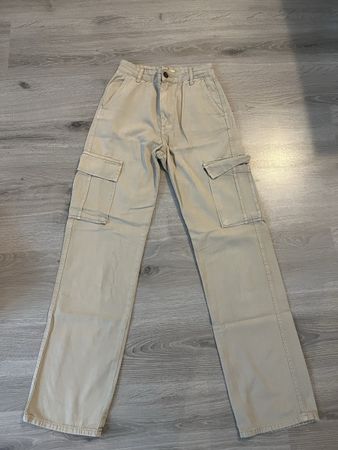 Pantalon cargo beige