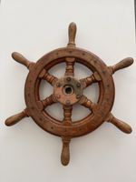 Echtes Schiffssteuerrad Fr. W. Bauer Bremen-Vegesack (Mariti