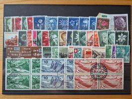 CH-PJ+CH Briefmarken gestempelt Karte H6 Zustand gem.Bild