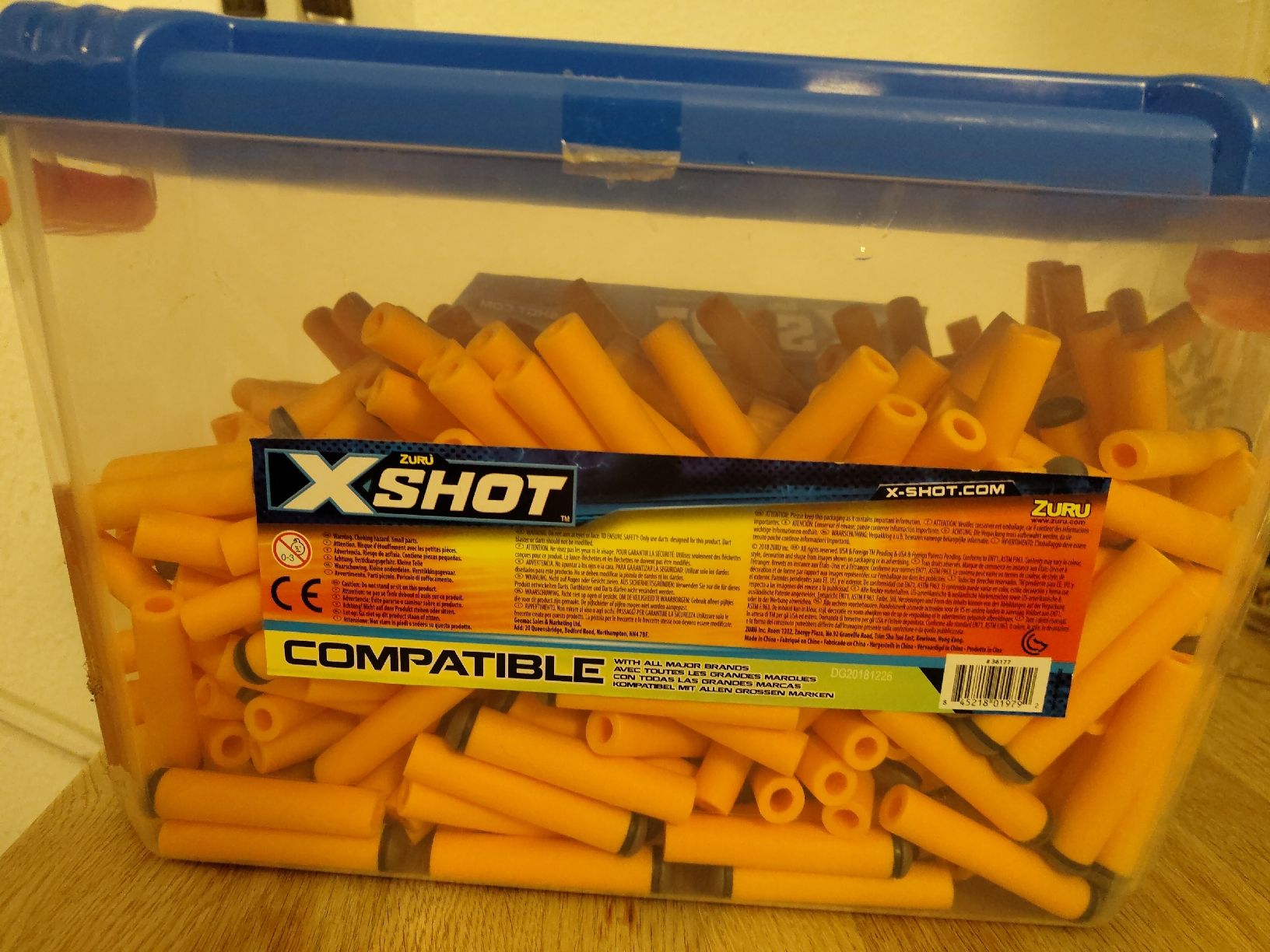 Freccette: X-Shot Nachfüllpackung Mega Container (mind. 300) – Usato da Dietlikon venduto da VintageStudioZurich 3