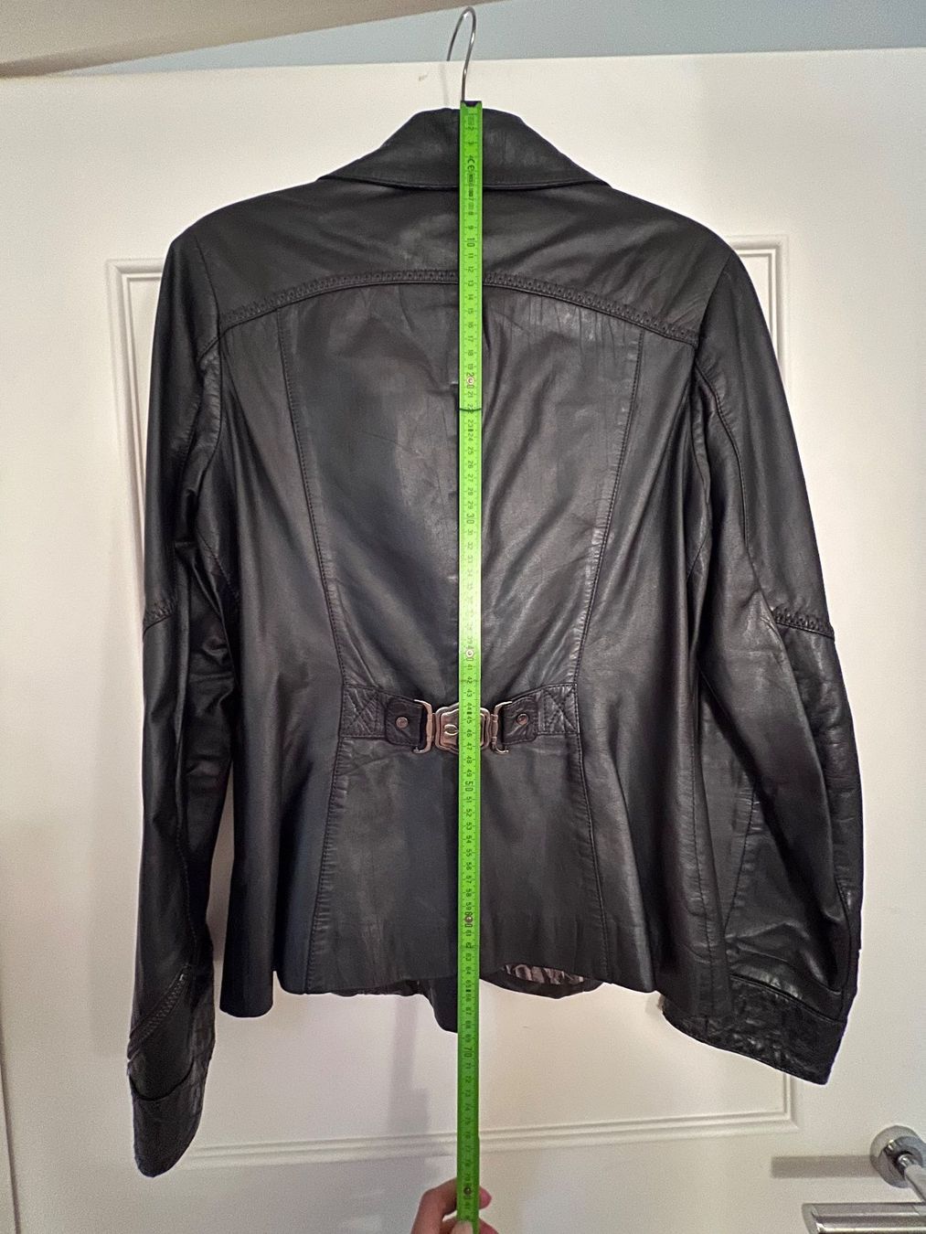 Giacche: Damen Echter Lederjacke, anthrazit, Gr L – Usato da Wallisellen venduto da kar_6vlq 3