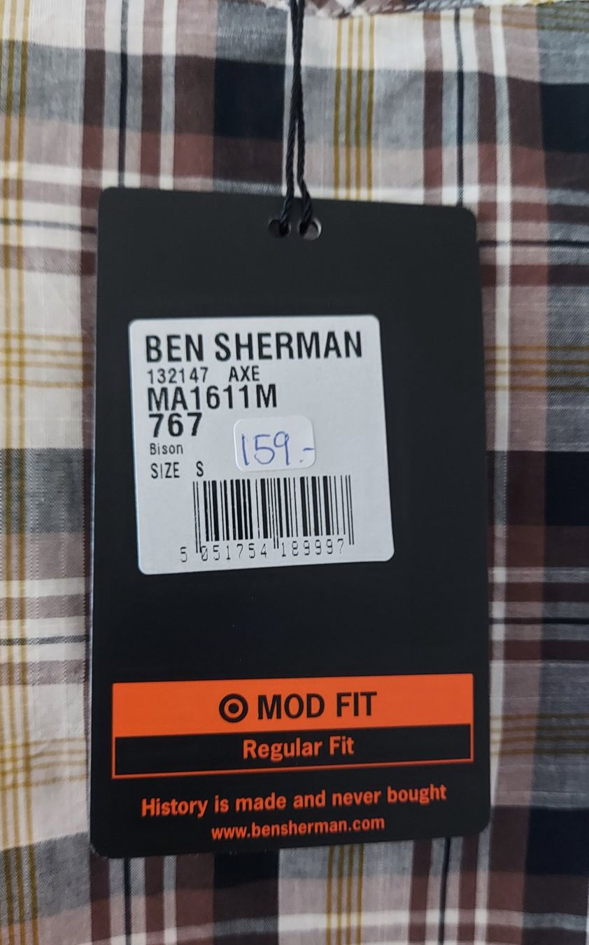 Ben Sherman Camicie: Neues Ben Sherman Hemd, Gr. S Kariert – Nuovo e nell'imballaggio originale da Basel venduto da Mazzo84 2