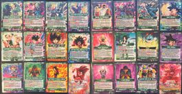 Lot 144 Cartes Vertes – Dragon Ball Super Card Game