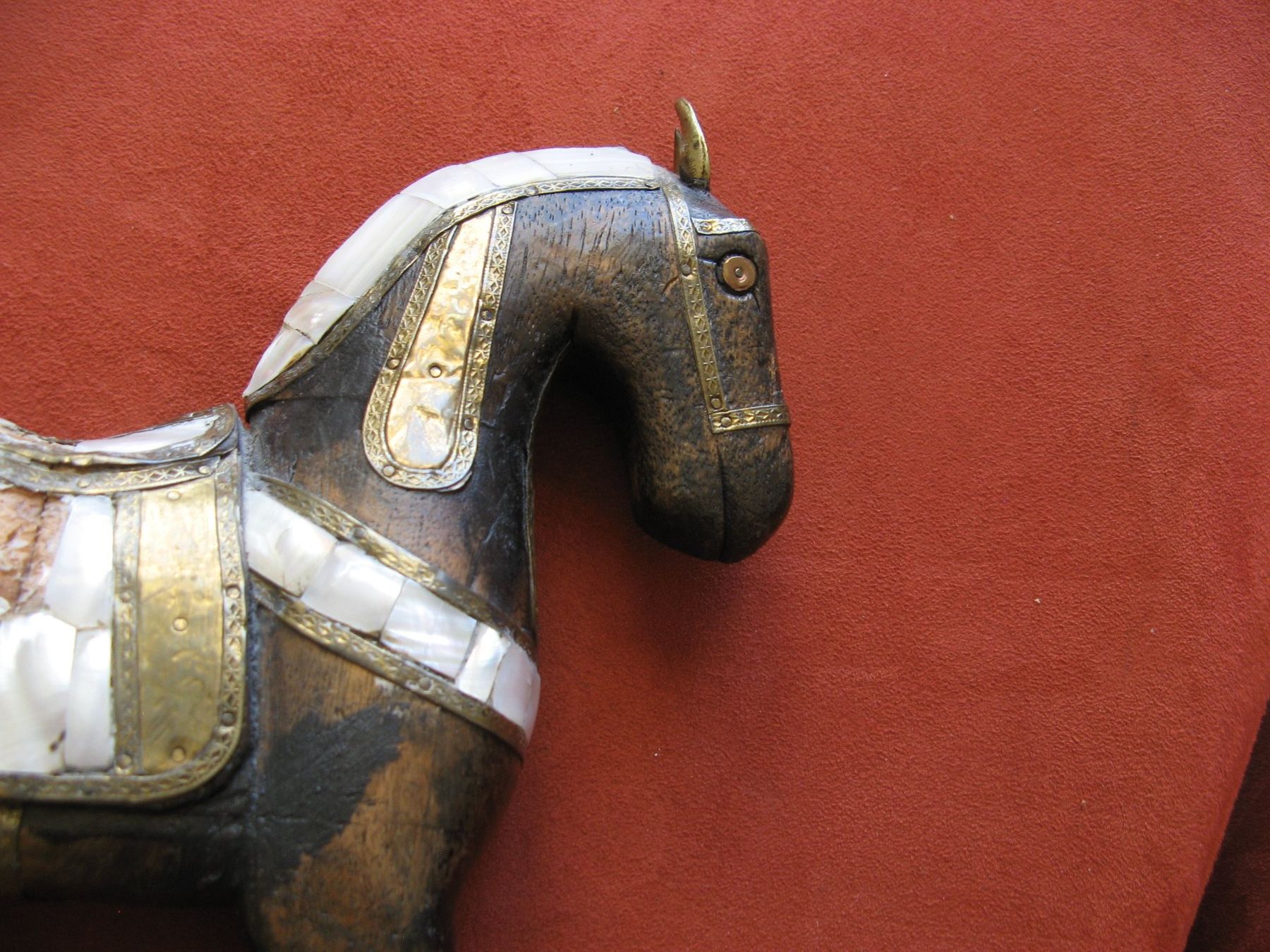 Skulpturen & Statuen: indisches Holzpferd – Gebraucht aus Zürich von apil 6