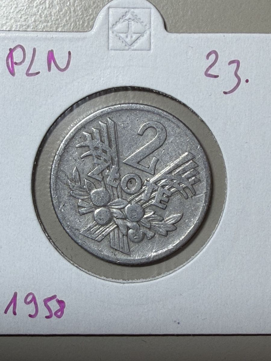 Tutti le monete: Pologne - 2 Ztotych - 1958 – Usato da Payerne venduto da Mike1682