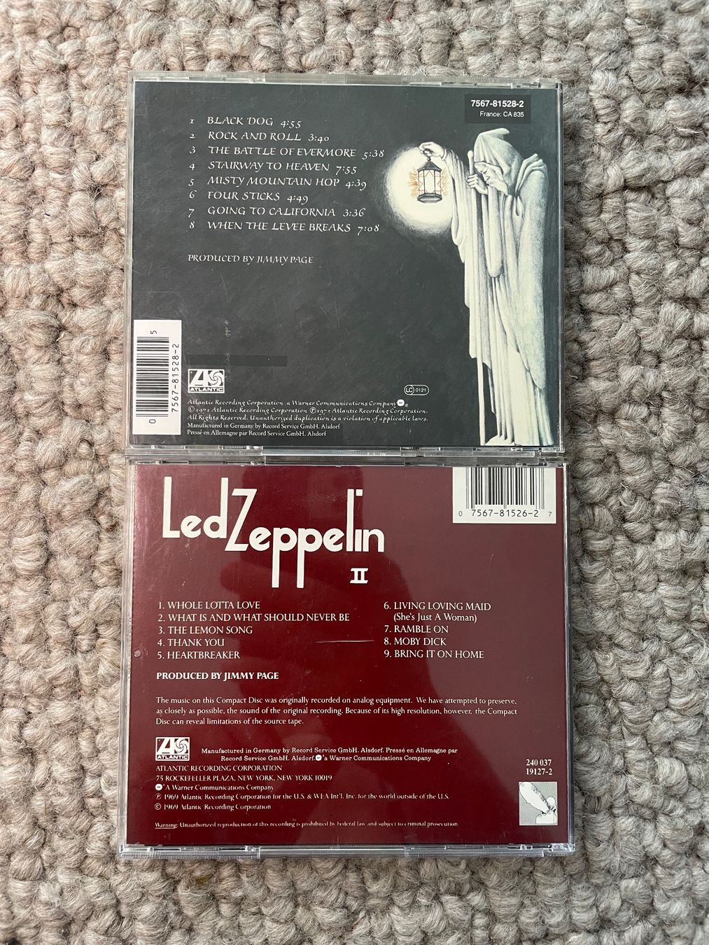 CDs: 2x Led Zeppelin (1+2) – D'occasion à Reinach AG par trigger7811 1