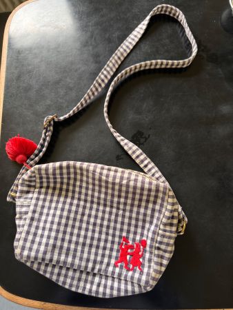 Tasche "En Soie"  kariert wie neu