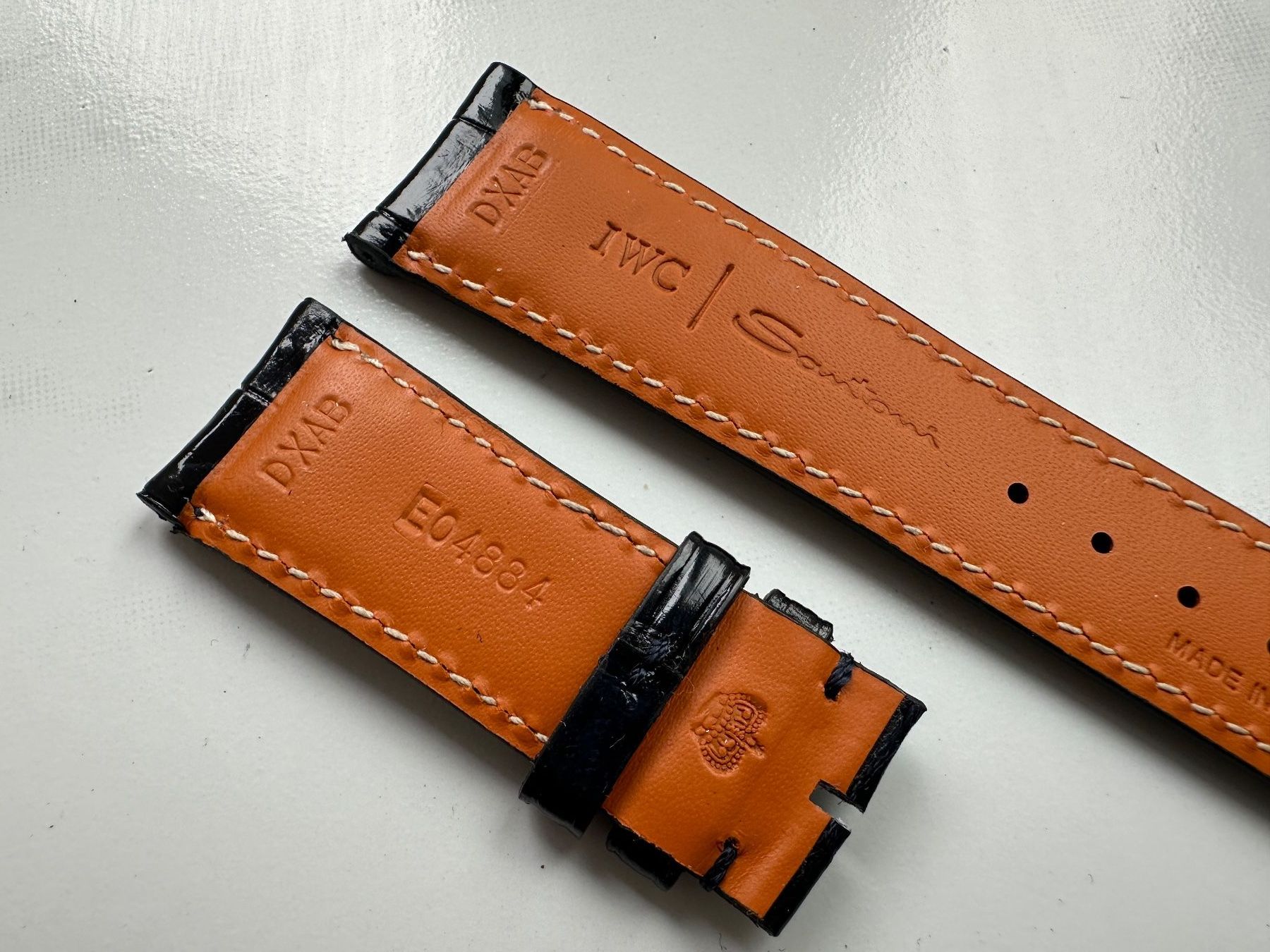 IWC Montres: IWC Krokodillederband SANTONI – Neuf avec emballage d'origine à Neunkirch par  4