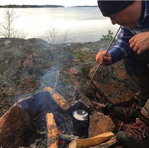 Bracieri: Bushcrafting Feuernetz XL & Feuerblasrohr – Nuovo e nell'imballaggio originale da Münchenbuchsee venduto da Afido 6