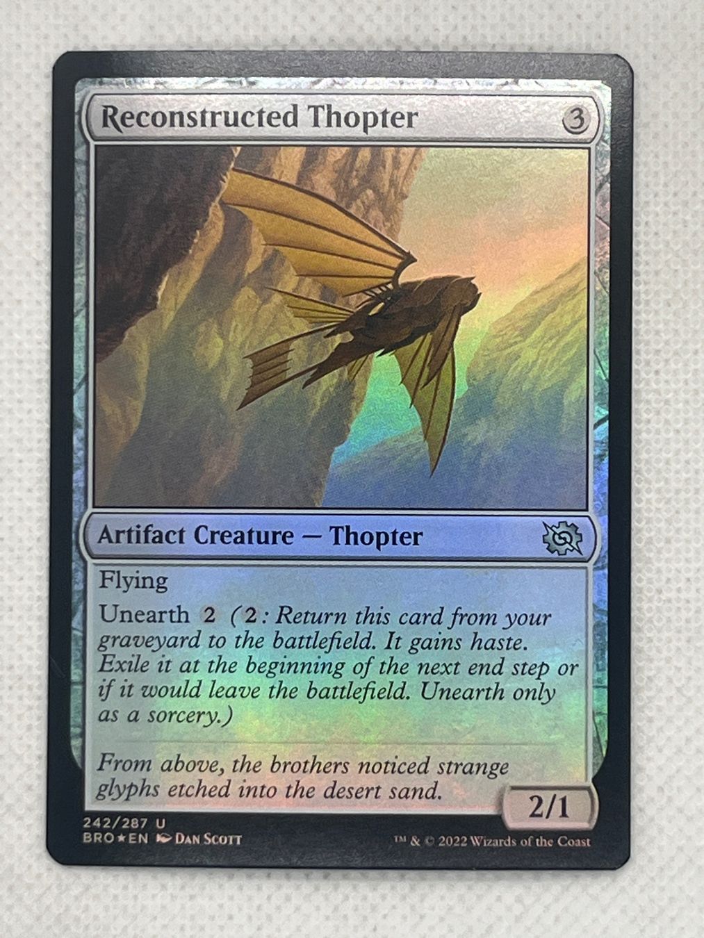Magic The Gathering Cartes à collectionner: MTG Magic Reconstructed Thopter Foil – D'occasion à Hinterkappelen par Kim1992