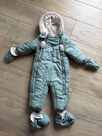 Baby Schneeanzug Mayoral minth grün Grösse 75 cm Neuwertig