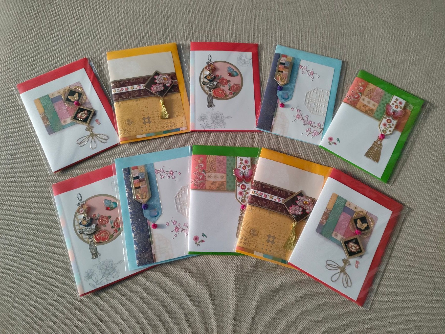 Karten: 10 Kunstkarten aus Korea- Aktion! – Neu und originalverpackt aus Bern von Lidia.5