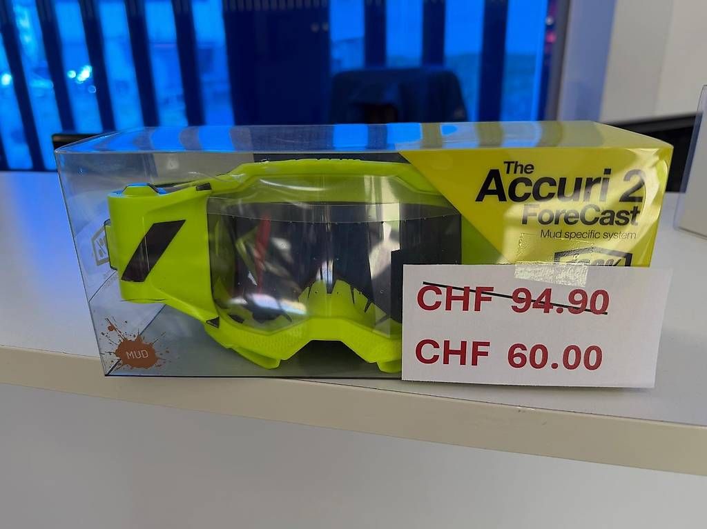 Occhiali & Lenti: MASCHERA 100%ACCURI 2 FORECAST – Nuovo e nell'imballaggio originale da Rivera venduto da inf_qr2h