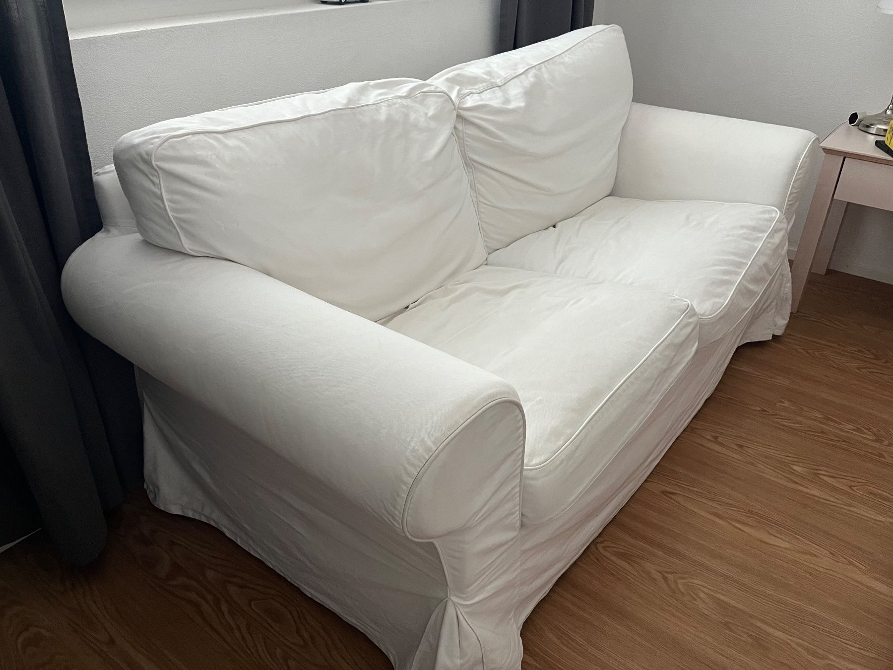 Tessuti: Sofa, 2-plätzig, weiss, von Ikea – Usato da Untervaz venduto da Aina21 1