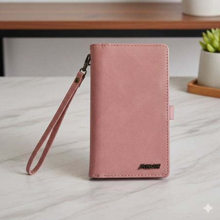 Rosa Portemonnaie / Handytasche mit Trageriemen