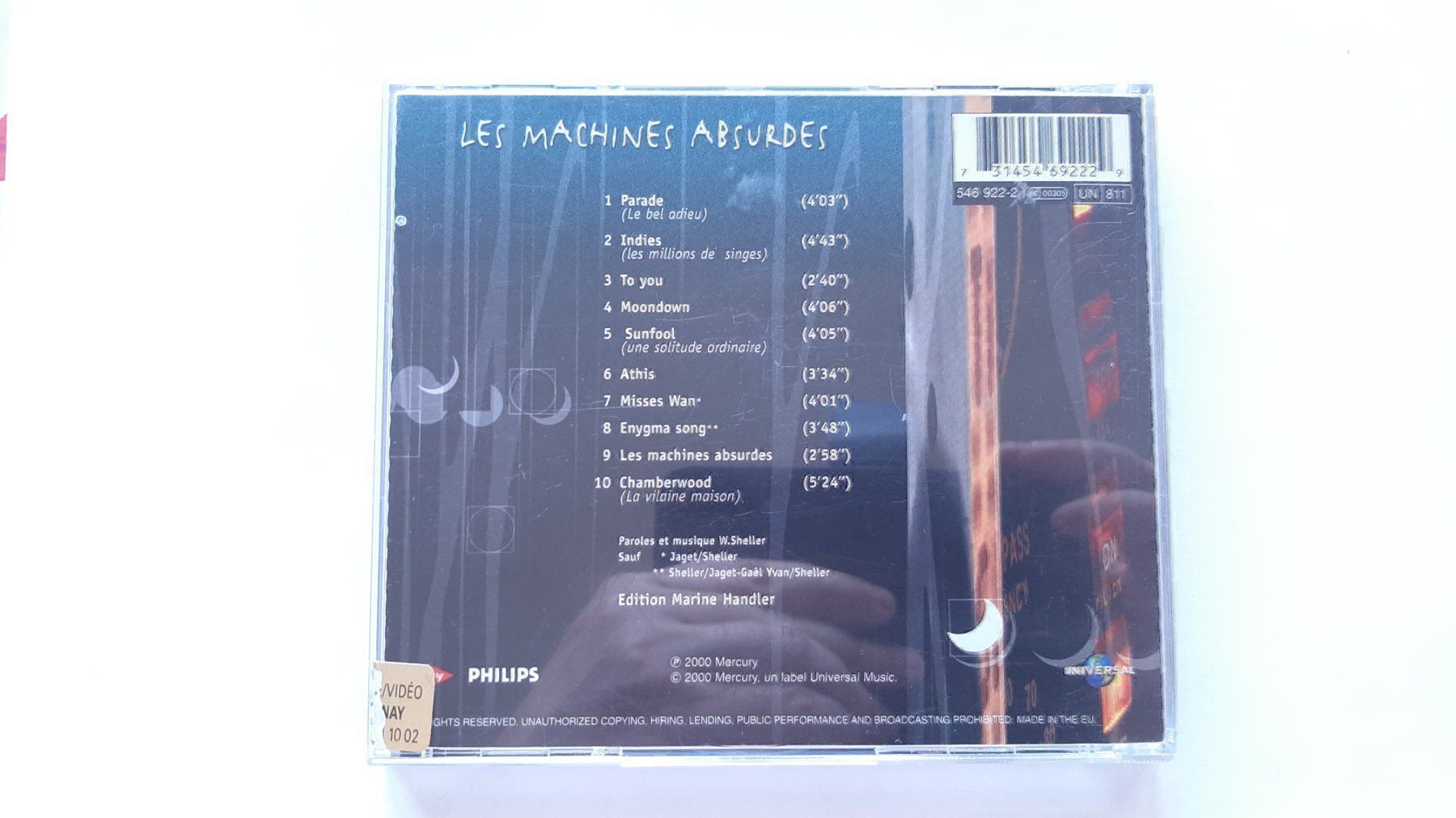 CDs: CD William Sheller les machines absurdes – Gebraucht aus Pully von bro_n52j 1