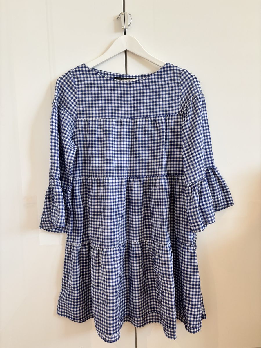 Zara Kleider: Zara Kleid, blau/weiss, Gr. S – Gebraucht aus Au ZH von Melda123