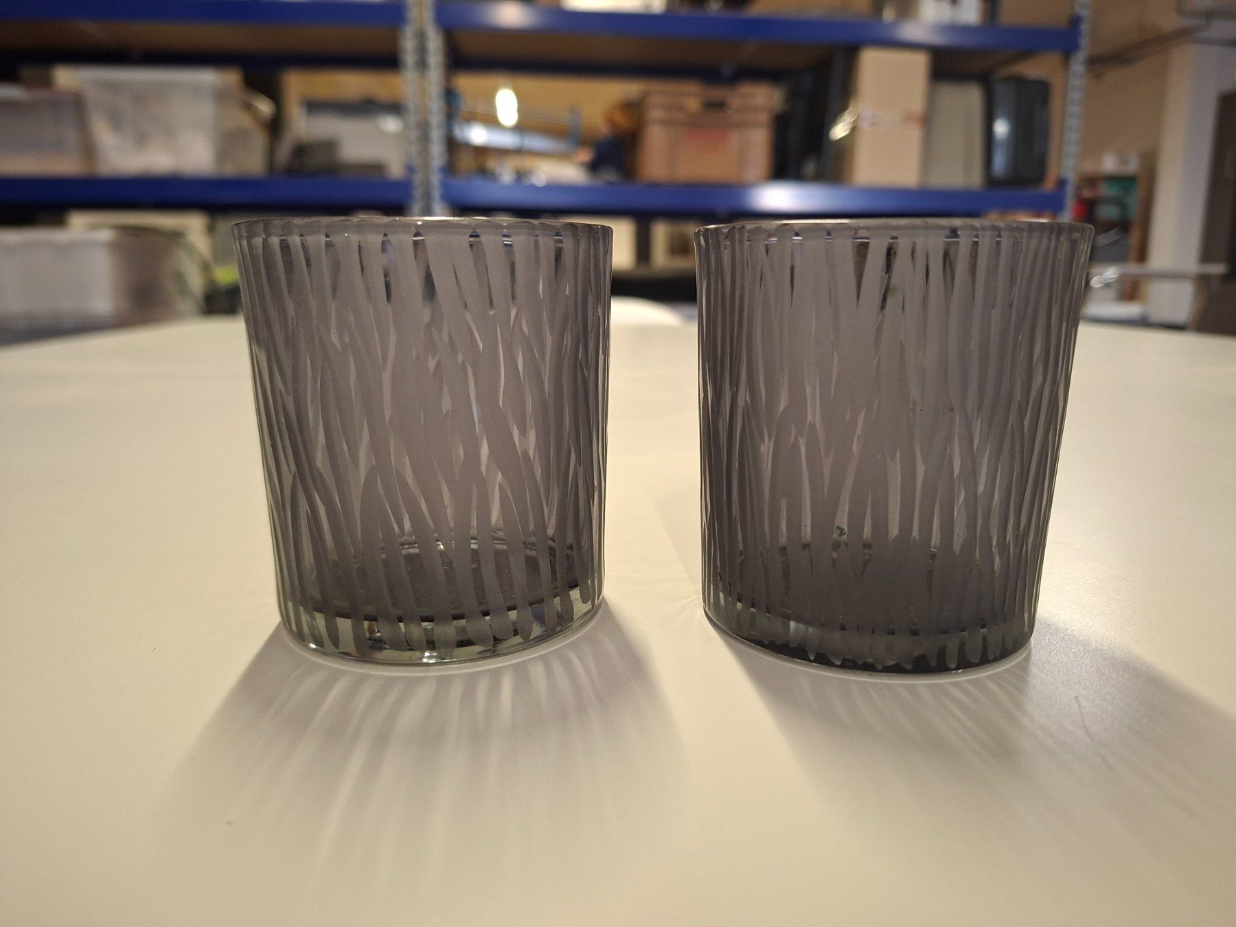 Tutte le decorazioni: 2er Set Windlicht / Teelicht Grau – Usato da Wettingen venduto da Wendemarket