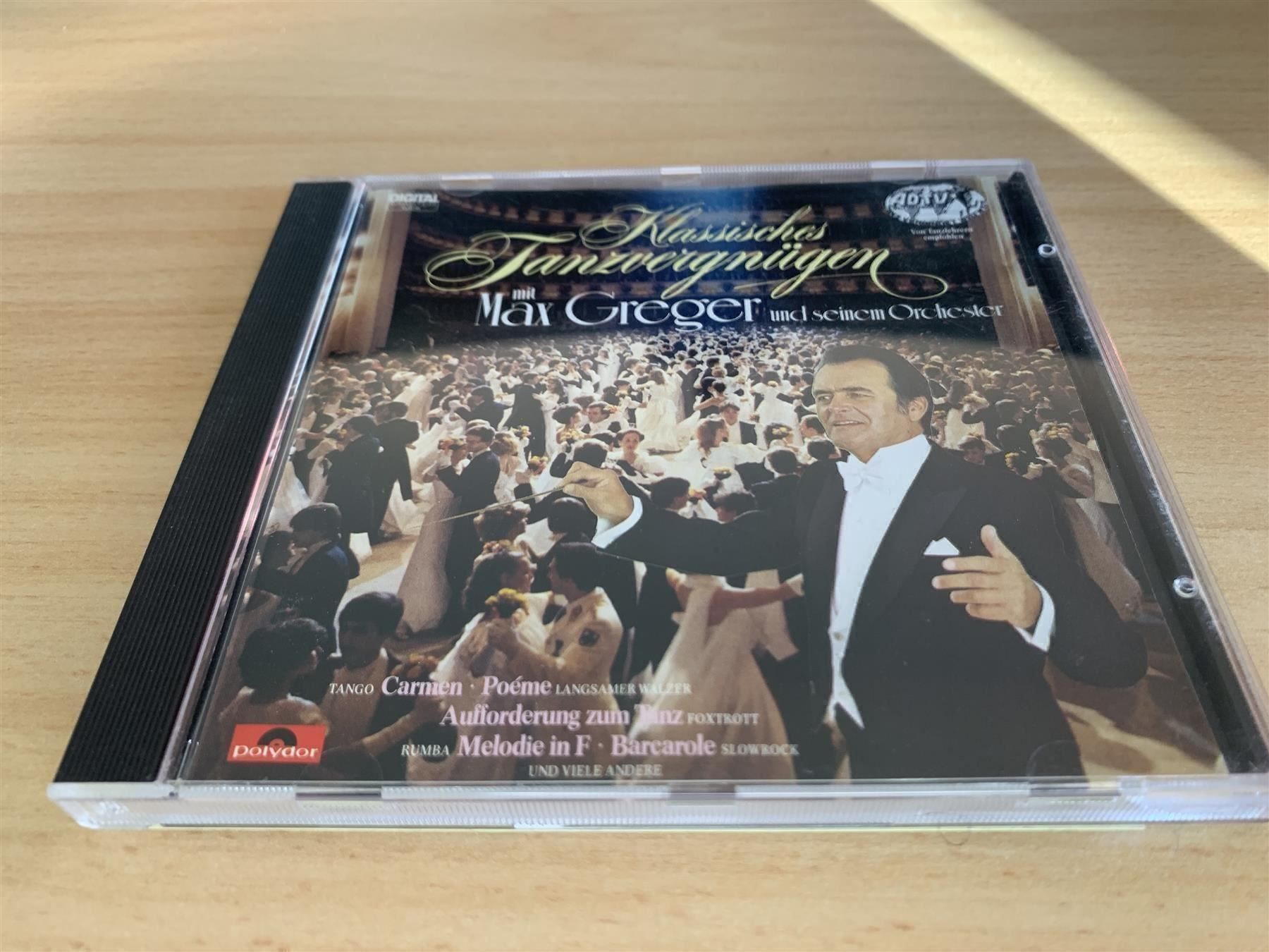 CD: Max Greger - Klassisches Tanzvergnügen – Usato da Rikon im Tösstal venduto da Alpenmutz