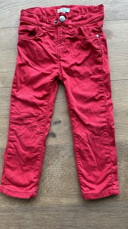 Steiff Kinderhose rot Gr. 98