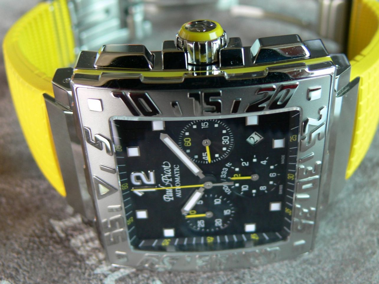 Paul Picot Orologi: Paul Picot Plongeur C-Type Carre Chrono Automatic - soHammer – Nuovo (secondo la descrizione) da Remigen venduto da Kelias 1