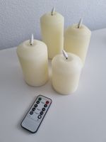4 Stück LED Kerzen mit Fernbedienung & Timer