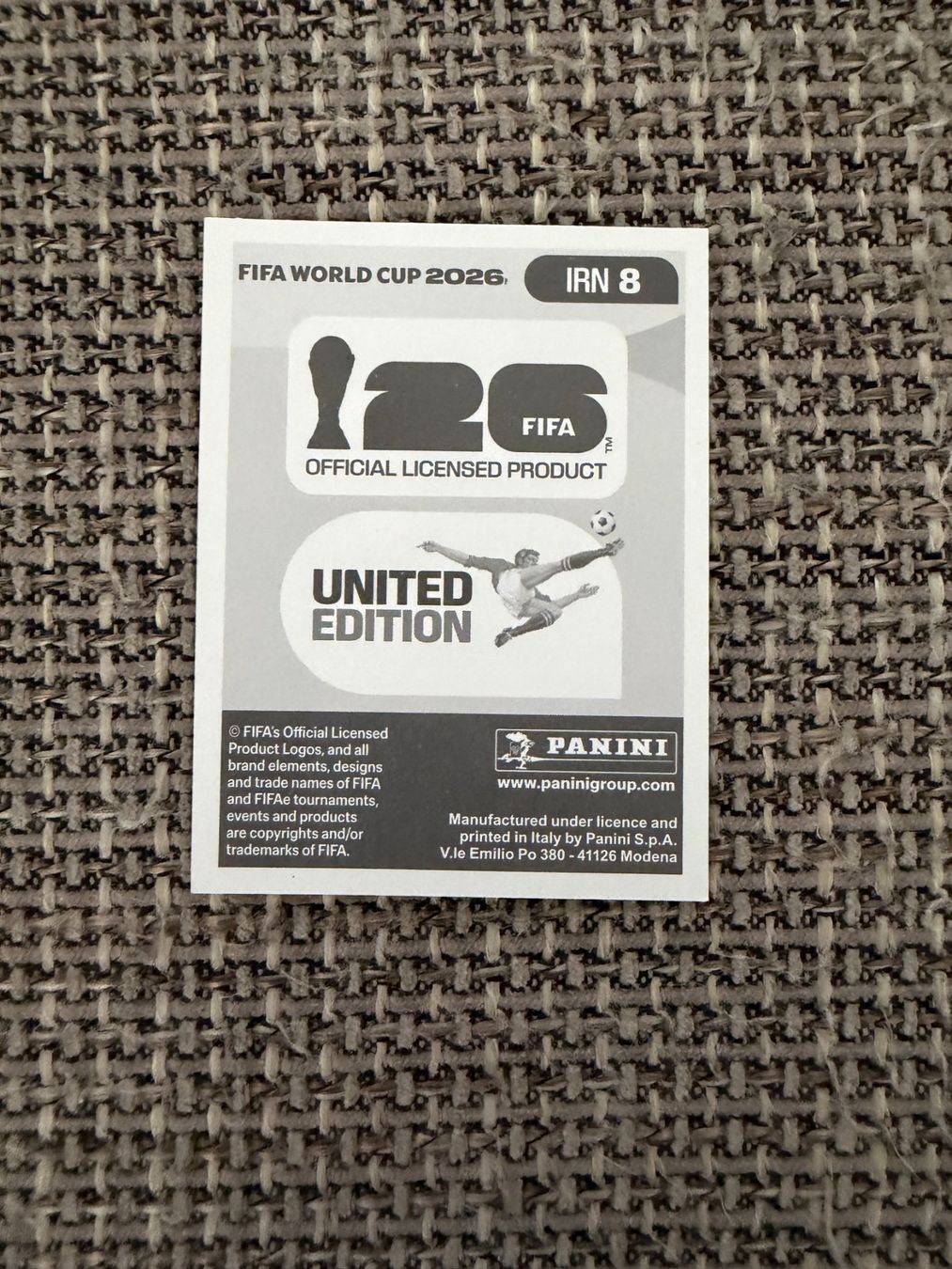 Panini Carte collezionabili: FIFA WM 2026 Panini Sticker IRN 8 – Usato da Egg b. Zürich venduto da pie_9jrw 1