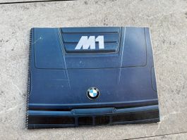 Original BMW M1 - Prospekt / Broschüre Presse