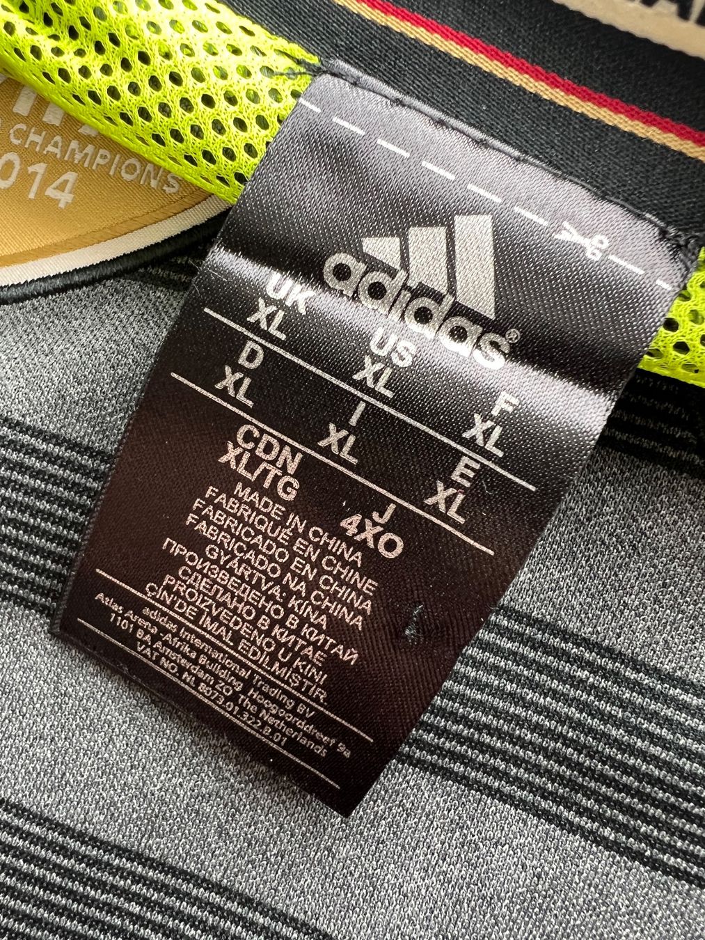 Adidas Canottiere & Pantaloni: DEUTSCHLAND 2016 TRIKOT WM PATCH XL – Usato da Lüchingen venduto da Jersey_Time 3