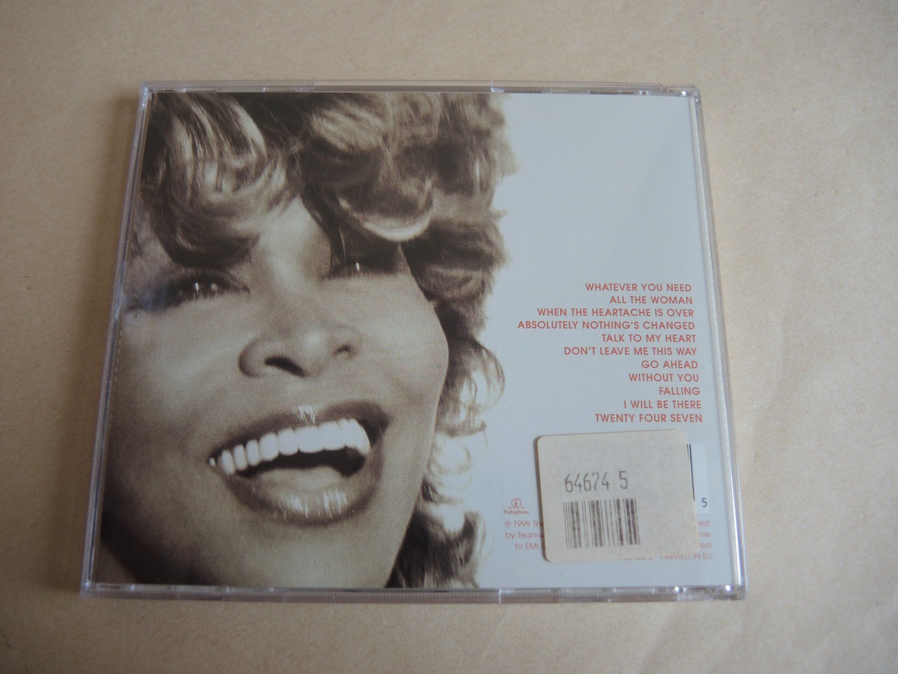 CD: Tina Turner - Twenty Four Seven - CD – Usato da Rorschach venduto da maeck8 3