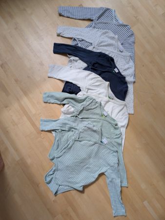 6x Wickel-Langarmbodys Gr. 98/104