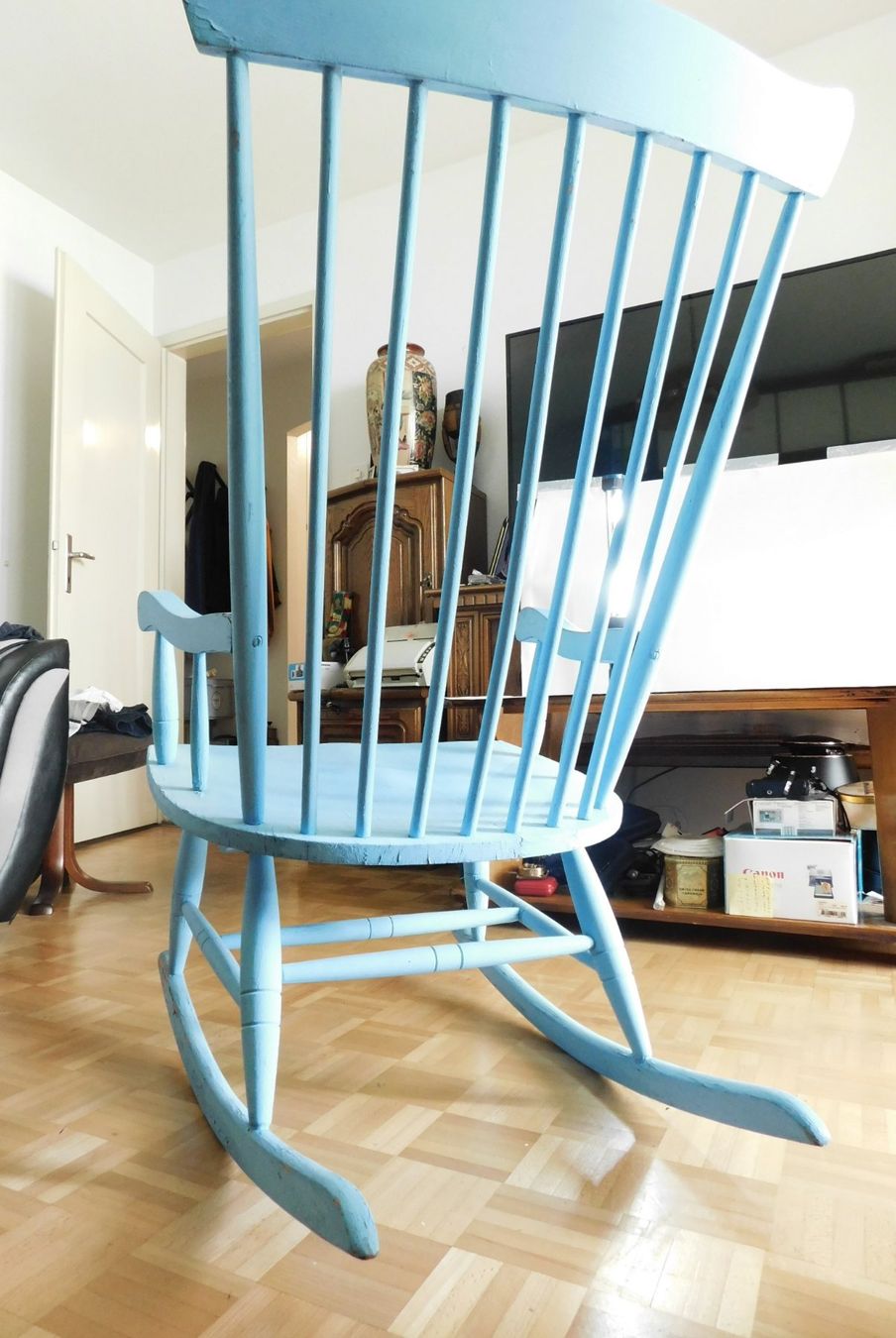 Fauteuils: Schaukelstuhl, taubenblau – D'occasion à Emmenbrücke par Neverlaand-22 3
