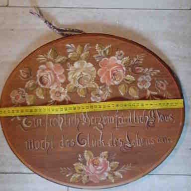 Tutte le decorazioni: Haussegensspruch handgemalt – Usato da Abtwil SG venduto da luupsy 4