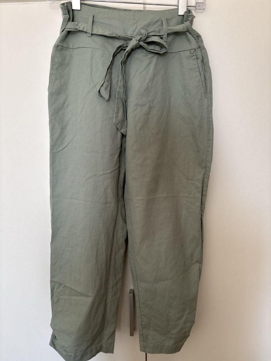 Nile Pantaloni: Nile Sommerhose Gr. S, Leinenmix – Usato da langenthal venduto da rundholz7