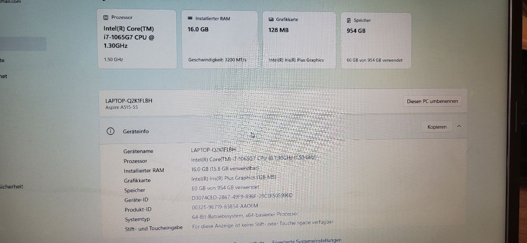 Acer Notebook: Laptop – Usato da Kerns venduto da Scheali 1