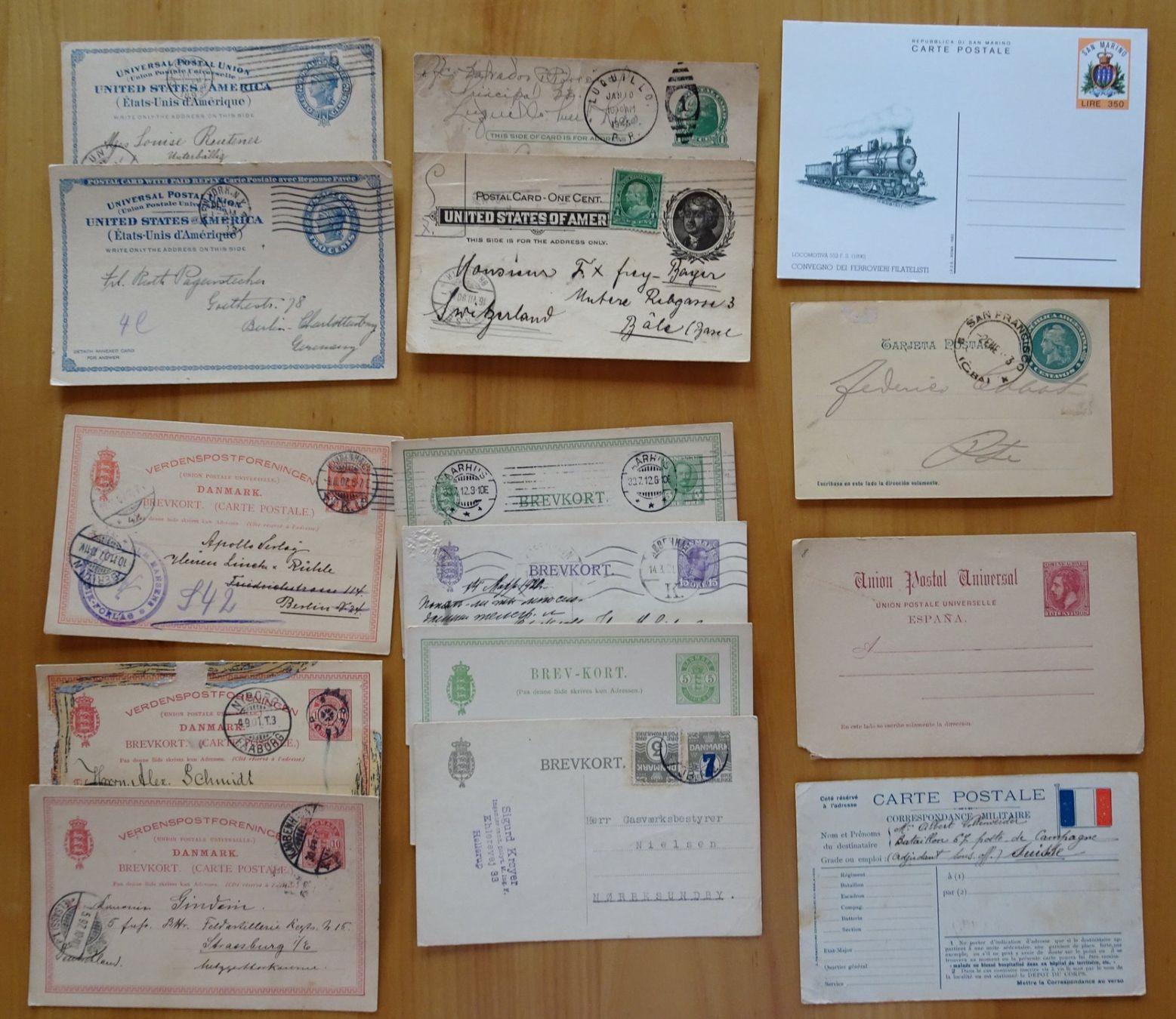 Cartoline postali: Postkarten ganze Welt – Usato da Feldbrunnen venduto da MarcusSO