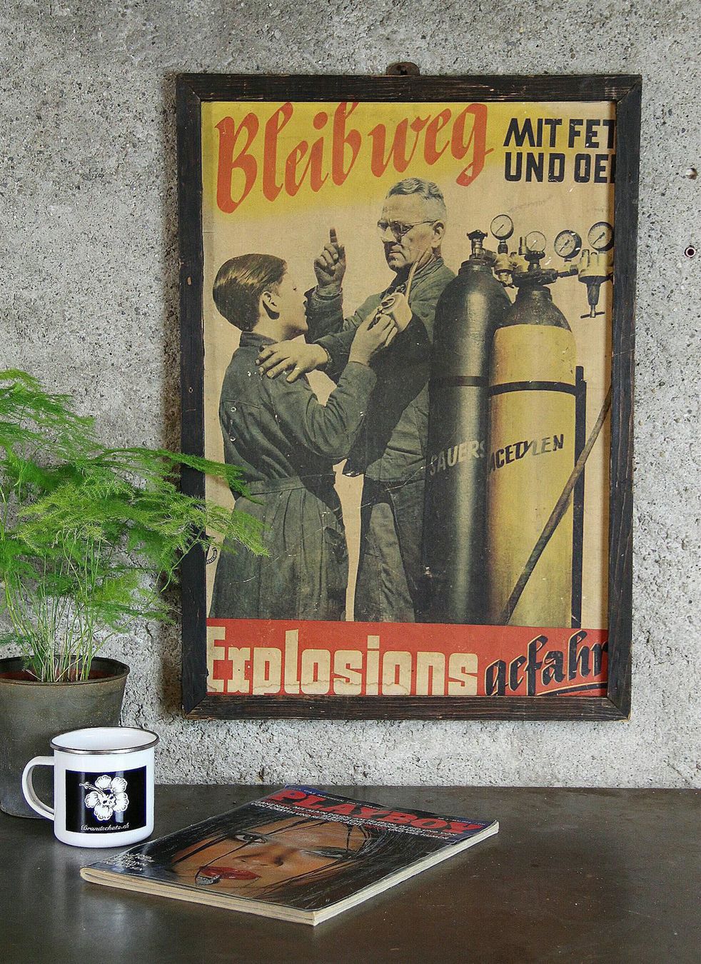 Schilder: Gefahrenschild "Explosionsgefahr" – Gebraucht aus Birrwil von brandschatz_birrwil