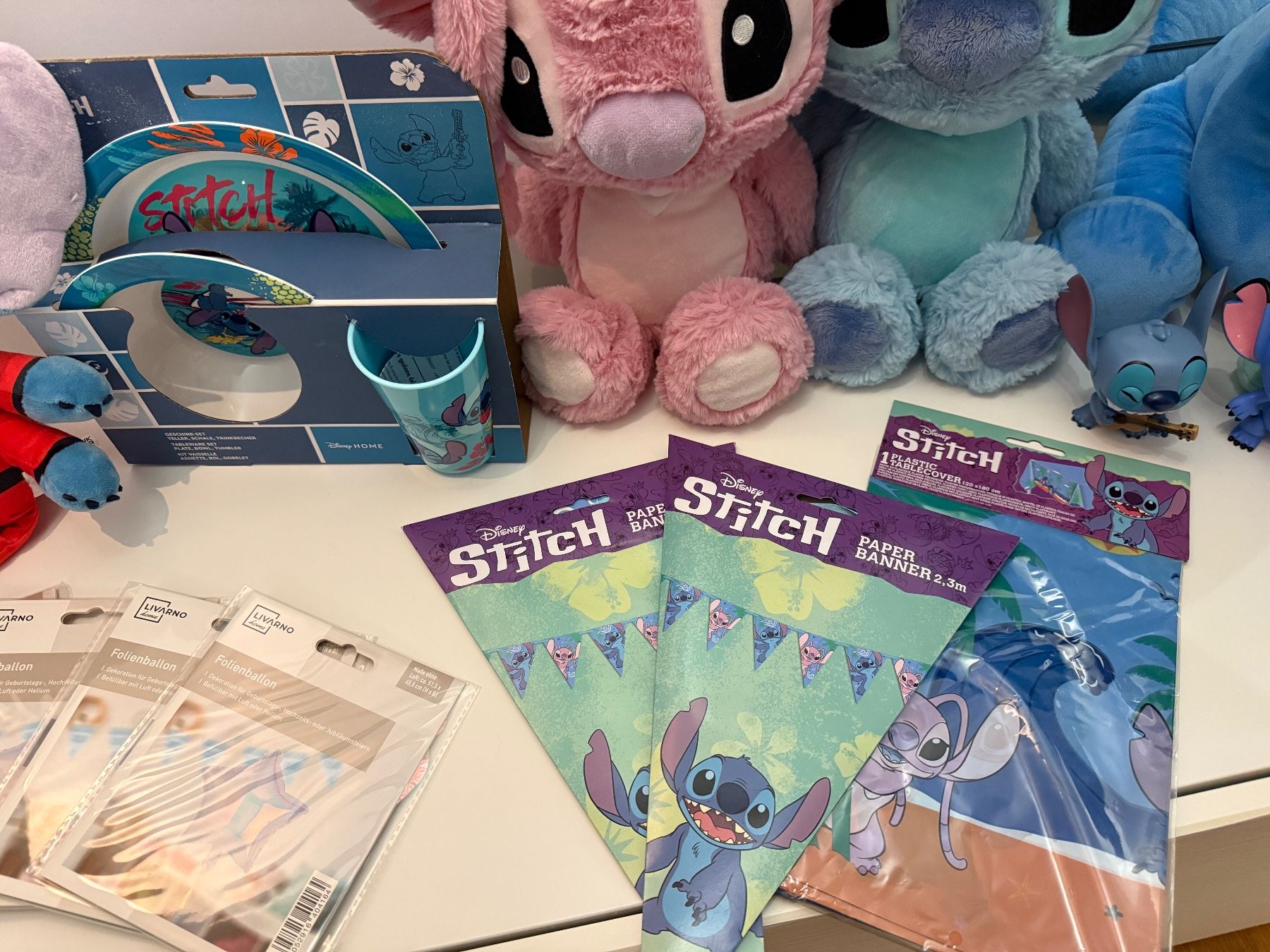 Disney Toutes les décorations: Stitch Geburtstags-Set – Neuf (Voir description) à Horn par Bazinga22 2