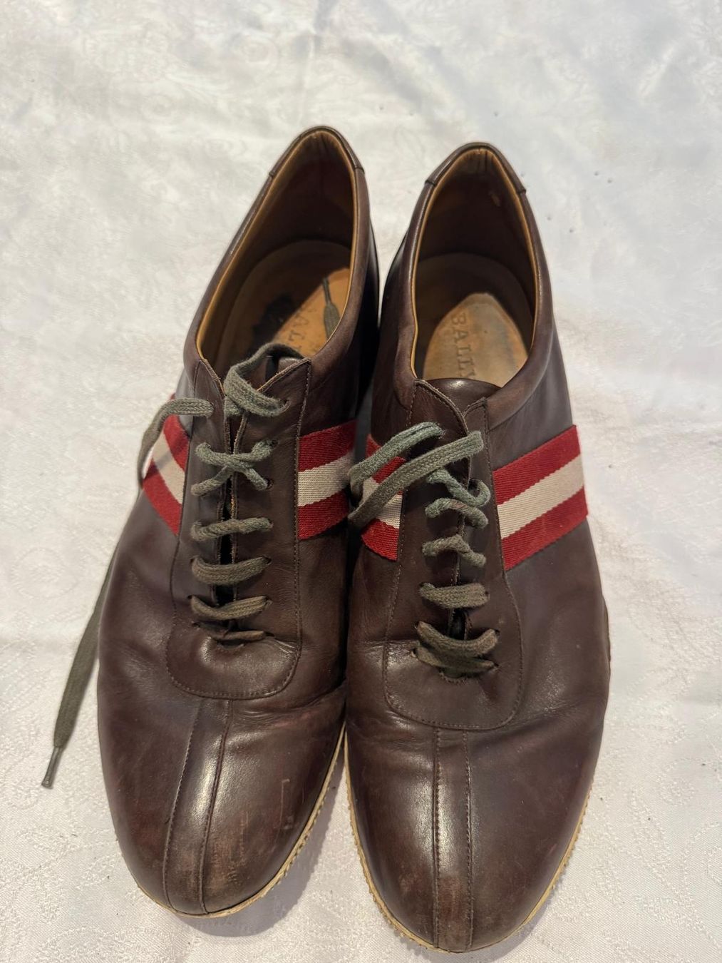 Bally Scarpe da uomo: Bally Leder Turnschuhe grösse 12 /46 – Usato da Zurich venduto da VR2000