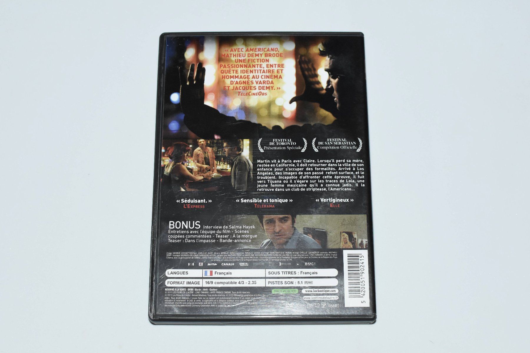 Tutti i DVDs: Americano (Mathieu Demy) – Usato da Belmont-sur-Yverdon venduto da ag97 1