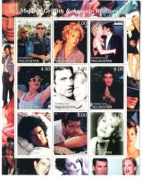 Block "Melanie Griffith & Antonio Banderas". Tadschikistan.
