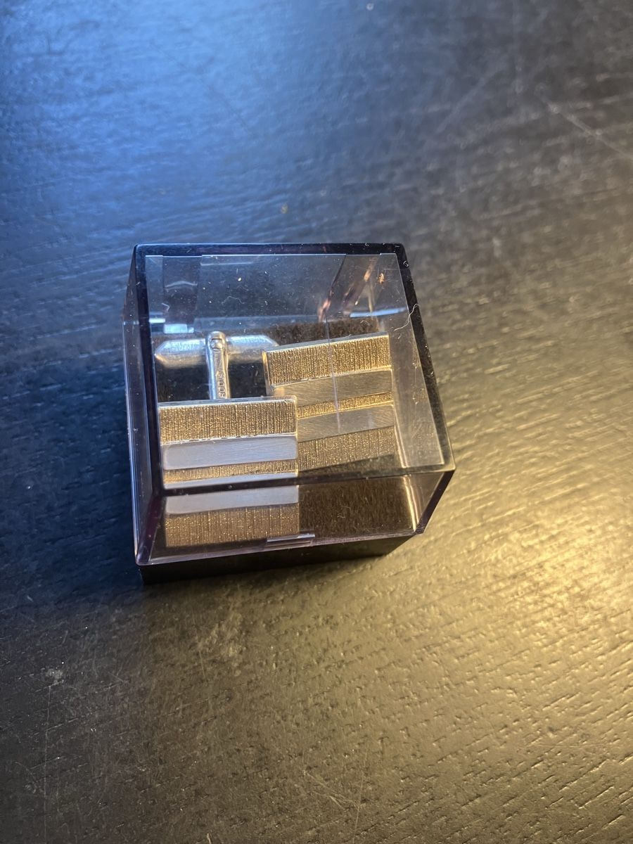Manschettenknöpfe: Manchetten Knöpfe ,  Silber   800 – Gebraucht aus Herisau von Penholder 6
